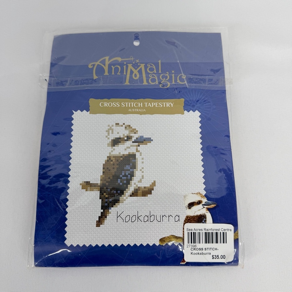 Animal Magic Cross Stitch Tapestry Australia Kookaburra NEW